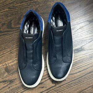 Karl Lagerfeld Men's Navy Blue Sneakers New never worn